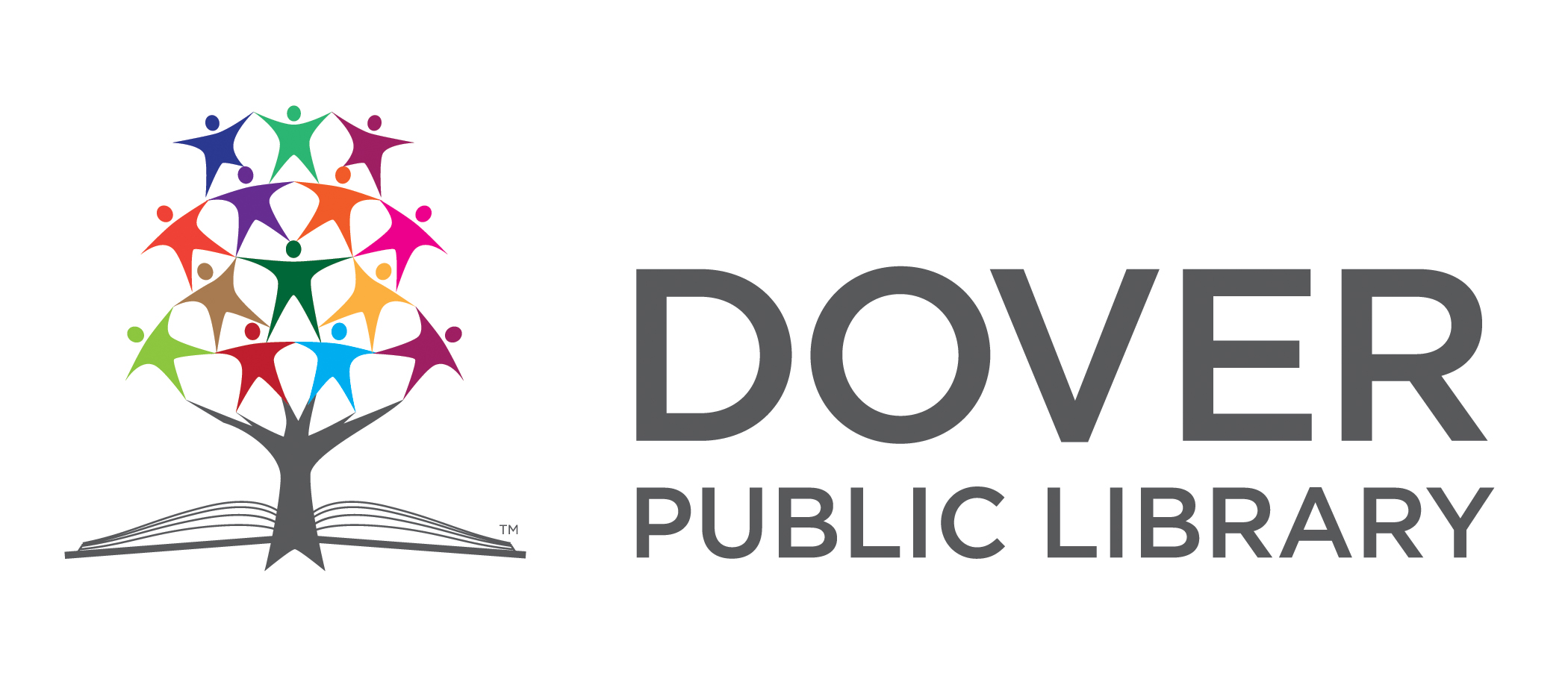 Dover Public Library  Logo  horizontal Dover Library 