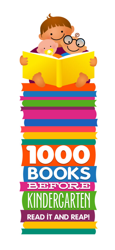 1000 books before kindergarten tower of books