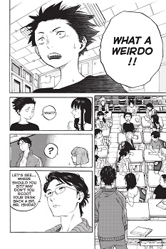 a page from A Silent Voice 

